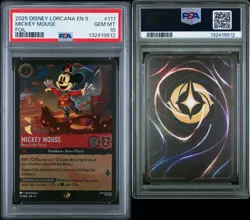 Disney Lorcana Mickey Mouse Brave Little Prince Fabled 111 PSA 10 / POP 12 - Image 3