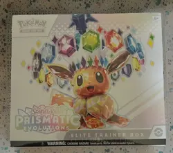 Pokemon PRISMATIC EVOLUTION ELITE TRAINER ETB BOX SEALED IN HAND Offers WELCOME - Image 1