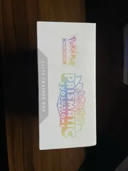 Pokemon TCG Prismatic Evolutions Elite Trainer Box Factory Sealed - Image 2