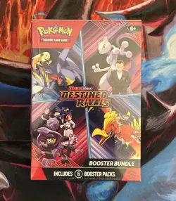 Scarlet & Violet Destined Rivals Booster Bundle, 6 Packs. New/Sealed. Pokemon - Image 1
