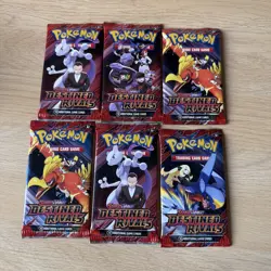 Pokemon TCG Destined Rivals Booster Packs Scarlet & Violet - NEW & SEALED - Image 1