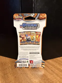 Pokemon TCG XY Steam Siege Volcanion Sealed Blister Booster Pack - Image 2