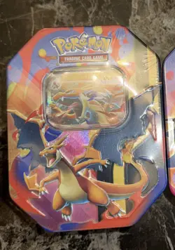Pokemon TCG | Mega Charizard Tin | Mega Charizard Y ex | Brand New Sealed - Image 1