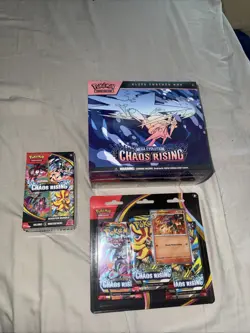 Pokemon TCG Mega Evolution Chaos Rising Elite Trainer Box ETB New Sealed - Image 1