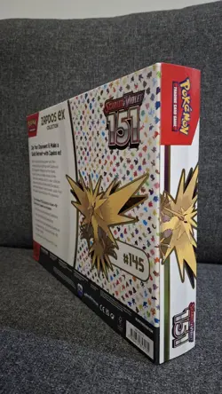 Pokemon TCG 151 Zapdos ex Collection Box – Sealed – SV151 Promo – AU Stock - Image 3