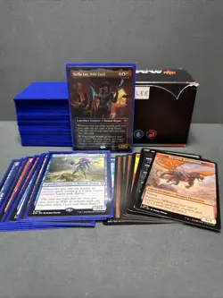 Magic the Gathering Quick Draw Commander Precon Deck + SLEEVES - Image 1