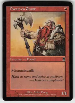 Dwarven Grunt C Odyssey 185 MTG - Image 1