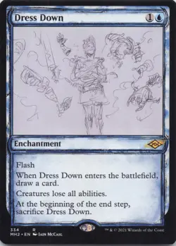 Dress Down (Showcase) Modern Horizons 2 Regular Rare #334 NM MTG - Image 1