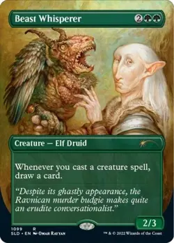 Beast Whisperer (Secret Lair) FOIL Secret Lair Drop NM Magic the Gathering MTG - Image 1