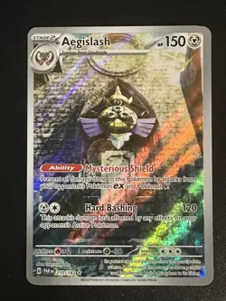 Aegislash 210/182 Pokemon Paradox Rift Illustration Rare Full Art Holo NM - Image 1