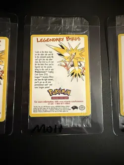 Pokemon TCG Legendary birds WoTC Promo Cards (sealed) Zapdos Moltres Articuno - Image 3