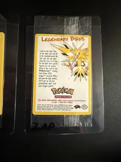 Pokemon TCG Legendary birds WoTC Promo Cards (sealed) Zapdos Moltres Articuno - Image 4