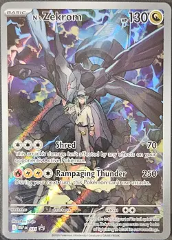 2026 Pokemon N's Zekrom Ascended Heros ETB Promo Holo NEAR MINT - Image 1