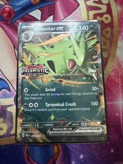 Tyranitar EX 064/131 Prismatic Evolutions - Double Rare - Stamped - NM - Pokemon - Image 1