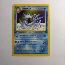 Golduck Fossil 1st Edition 35/62 Holo Rare 1999 Pokemon TCG 70HP - LP/DMG - Image 1