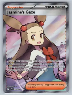 Jasmine's Gaze 233/191 Ultra Rare Surging Sparks Pokemon Holo Near Mint - Image 1