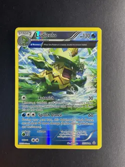2015 Pokemon XY Primal Clash Ludicolo Reverse Holo 37/160 Rare LP/NM - Image 1