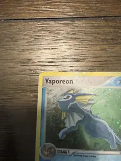 Pokemon TCG Vaporeon 6/17 POP Series 3 2006 English Holo Rare Stage 1 70 HP - Image 5