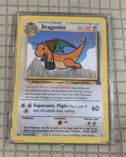 Dragonite Pokemon Warner Brothers(WB) Movie Promo Foil Card. #5 BRAND NEW MINT - Image 2