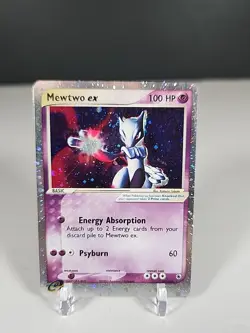 2003 Pokemon Ruby & Sapphire Mewtwo EX Holographic 101/109 Raw - Image 1
