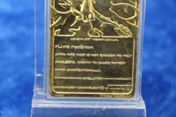 Pokemon Charizard 1999 23k Gold Plated Trading Card Certificate Of Authenticity - Image 4