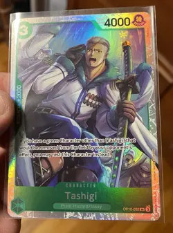 Tashigi OP10-032 Royal Blood Super Rare Foil One Piece Cards English NM - Image 1