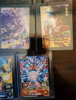 Dragon Ball Super Heroes Dramatic Art Sec Goku Vegeta Abs Rare Card Lot Secret - Image 3