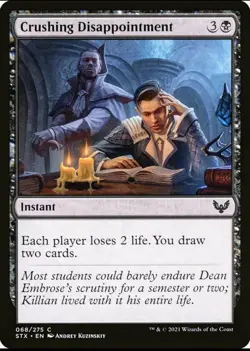 X 1 Crushing Disappointment NM Strixhaven 068 MTG Magic The Gathering - Image 1