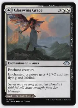 Glasswing Grace 254 Uncommon Modern Horizons 3 Magic: The Gathering LP - Image 1