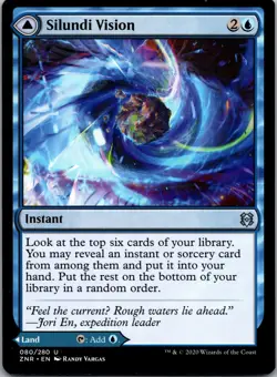 Silundi Vision 80 Uncommon Zendikar Rising Magic: The Gathering Lightly Played - Image 1