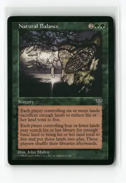 Natural Balance Rare Mirage Magic: The Gathering Near Mint - Image 1