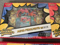 Pokemon TCG Mega Evolution Ascended Heroes Mega EX Boxes 2 Pack x2 COSTCO - Image 4