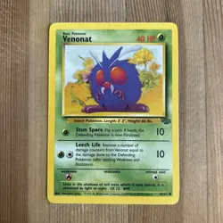 Pokemon TCG Venonat Jungle 63/64 Regular Unlimited Common NM - Image 1