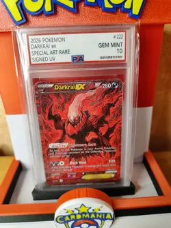POKEMON DARKRAI Ex SAR Signed UV Italian Artist Fanmade 13 Of 33 - Image 4