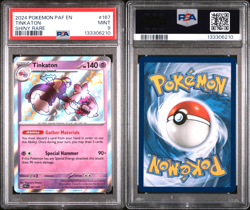 2024 Pokemon Paldean Fates # 167 Tinkaton Shiny Rare PSA 9 Card MINT! - Image 1