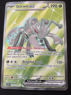 Durant ex 215/191 - Surging Sparks Pokemon Card - NM - Image 1