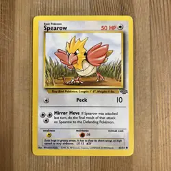 Pokemon TCG Spearow Jungle 62/64 Regular Unlimited Common NM - Image 1