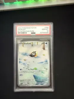 2023 Pokemon PAR EN Snorunt Illustration Rare PSA 10 - Image 1