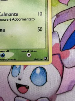 Pokemon TCG Bayleef 35/115 Holo Italian EX Unseen Forces Rare Vintage - Image 4