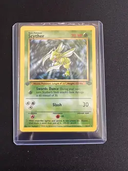 1999 Pokemon Jungle Scyther 1st Edition 26/64 Non-Holo Rare WOTC - Image 1