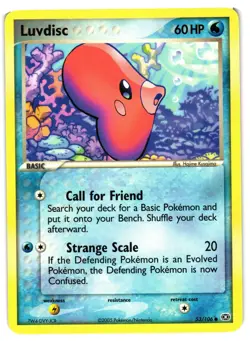 Pokemon TCG Luvdisc 53/106 Common Emerald VLP - Image 1