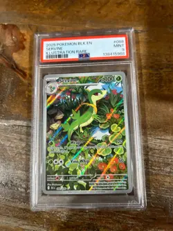 POKEMON 2025 Black Bolt Illustration Rare SERVINE #088 PSA 9 Mint RARE - Image 1