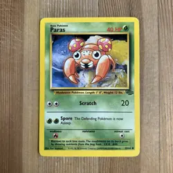 Pokemon TCG Paras Jungle 59/64 Regular Unlimited Common NM - Image 1