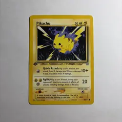 Pokemon Pikachu 70/111 Neo Genesis Common Regular 1st Edition - LP/C - Image 1