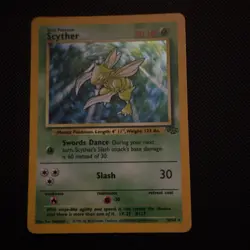 Wizards of the Coast Pokemon TCG Jungle Scyther 10/64 Holo Rare Unlimited - Image 1