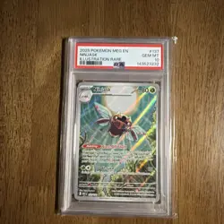 2025 POKEMON MEG EN-MEGA EVOLUTION #137 NINJASK ILLUSTRATION RARE PSA 10 GEM MT - Image 1