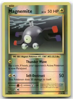 Magnemite 37/108 Evolutions Common Reverse Holo Near Mint - Image 1