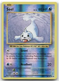 Seel 28/108 Evolutions Common Reverse Holo Near Mint - Image 1