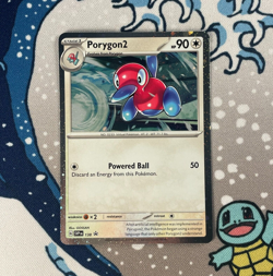 Porygon 2 SVP138 Black Star Promo Cosmos Holo Scarlet & Violet Pokemon Card NM - Image 1