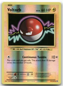 Voltorb 39/108 Evolutions Common Reverse Holo Near Mint - Image 1